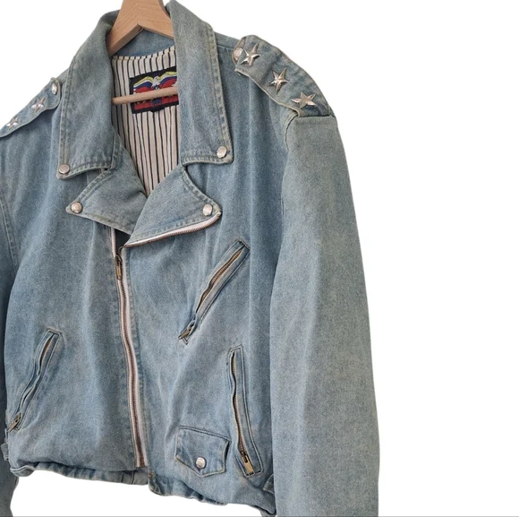Studded Denim Jacket - Picture 4 of 14